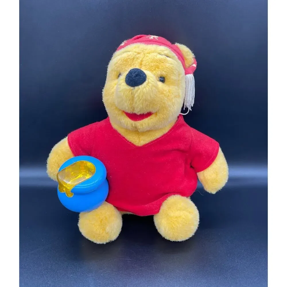 Vintage Disney Winnie the Pooh Plush Stuffed Animal 1998 by Mattel 11